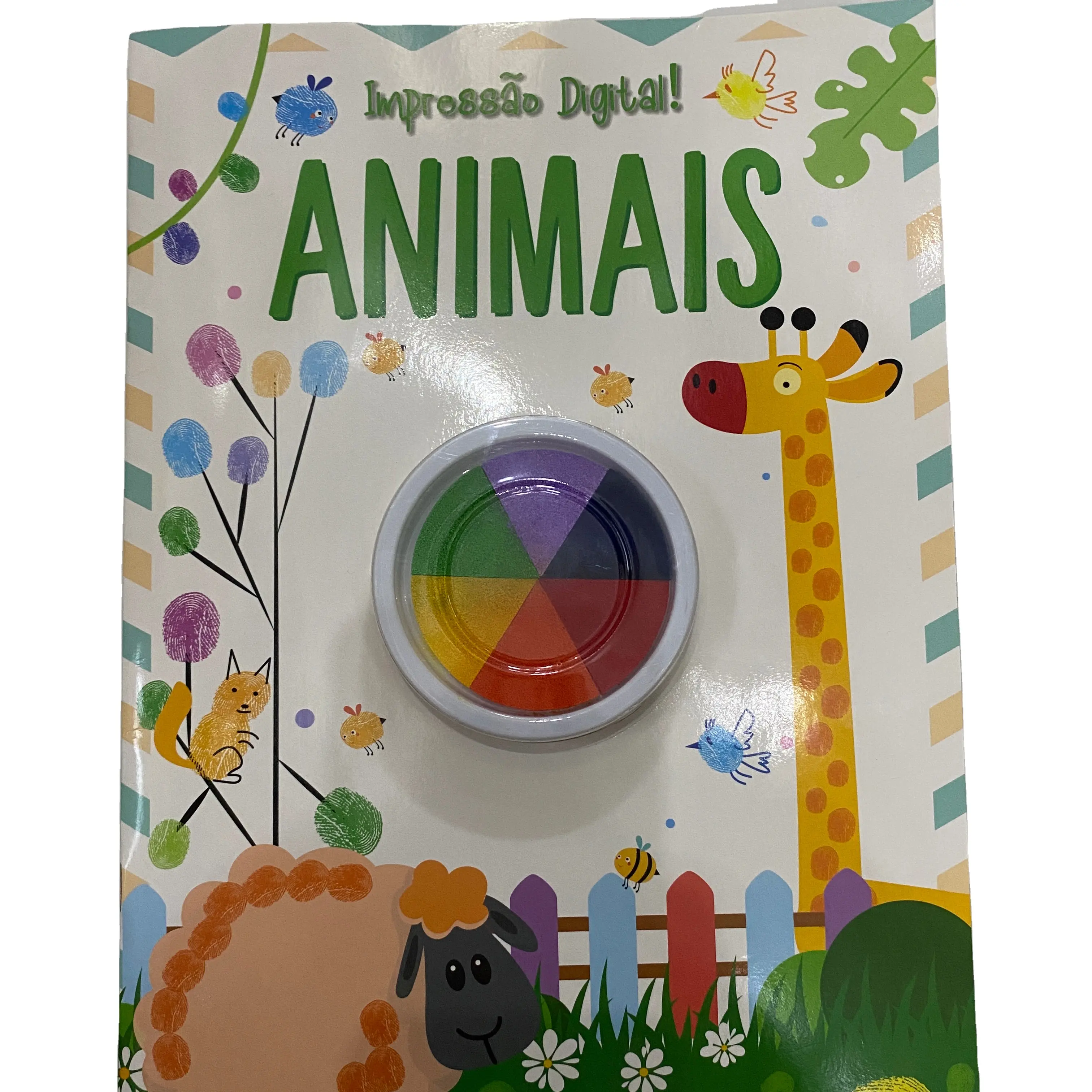 Personalizado Fingerprint Activity Book com Inkpad