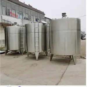 공장 직매 맞춤형 위생 스테인리스 교반기 우유 요구르트 와인 맥주 발효 액체 오일 연료 탱크