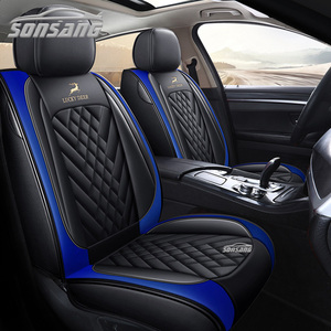 SONSANG Leather Car <strong>Seat</strong> <strong>Covers</strong> Set for Wholesale Waterproof Sports Luxury Design Full Set Universal Fur Leather Car <strong>Seat</strong> <strong>Covers</strong> - Product Image 4
