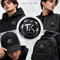 Patch en TPU 3D personnalisé brillant et en relief haute fréquence pour sweats à capuche, vestes et vêtements de sport – Écusson/Badge en TPU