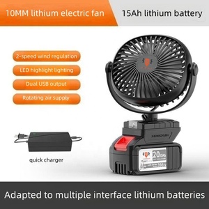 Ventilateur portable rechargeable sans fil NEOBRISKEN pour le camping et la pêche en extérieur, souffleurs mobiles au lithium N497 pour le camping et la pêche en extérieur - Product Image 3