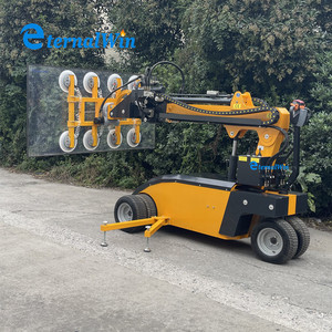 Chariot mobile électrique à gros pneus pour vitrage, tout-terrain, robot <span class=keywords><strong>manipulateur</strong></span> de chargement avec certification CE - Product Image 6