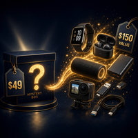 Boîte Mystère Électronique Avancée 2026 – Coffret Surprise 5-8 Pièces : Montre Connectée, Écouteurs TWS, Haut-parleur, Batterie Externe – Cadeau Premium