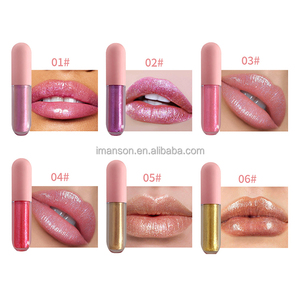 Nouvel ensemble de rouge à lèvres liquide à la mode fabrication de brillant à lèvres biologique bon marché boîte de rouge à lèvres végétalien ensemble de cadeau brillant à lèvres nude - Product Image 5