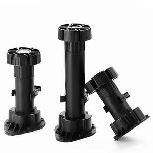 Pieds de meubles réglables en hauteur, pieds de nivellement en plastique pour armoires de cuisine, socle, emballage postal pour atelier, salle de bain, salle à manger - Product Image 5