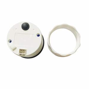 مقياس مستوى المياه العالمي الجديد لعام <span class=keywords><strong>2026</strong></span> بإطار فضي 2 بوصة/خلفية بيضاء للشاحنات والقوارب البحرية - Product Image 5