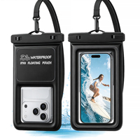Nouvelle conception de sac de téléphone étanche en PVC, pochette flottante pour sports nautiques, natation, surf, paddle board, kayak, étui pour iPhone