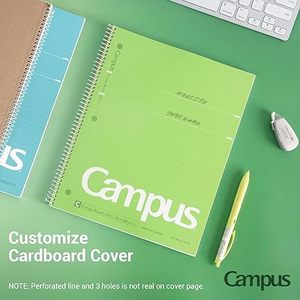 Notebook a <span class=keywords><strong>spirale</strong></span> Premium College con copertura in <span class=keywords><strong>plastica</strong></span> resistente - Product Image 5