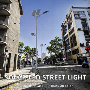 Solar LED <strong>Street</strong> <strong>Light</strong> with IP65 Rating Elegant Lighting Pole Design for Road Use - Product Image 3