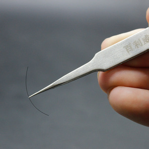 Stainless Steel Tweezers Pointed Tip <b>Smooth</b> Surface Industrial Repair <b>Tool</b> Set - Product Image 1