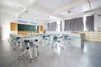 Ensemble bureau et chaise ergonomiques réglables pour étudiants, mobilier de classe en bois pour projets scolaires