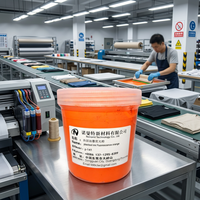Encre Plastisol CMYK pour Sérigraphie sur T-shirt, Écologique, Bouteilles de 1000 ml, Fourniture Directe Usine