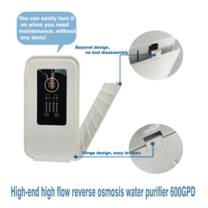 Purificador de Agua Doméstico de Ósmosis Inversa de 100 GPD, Sistema de Filtro de Agua con Filtro de <span class=keywords><strong>Bayoneta</strong></span>, Purificador de Agua con Tanque, Filtro Alcalino - Product Image 4