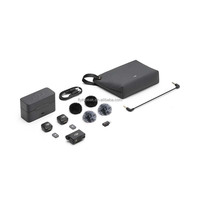 Mic Mini (2 TX + 1 RX + casing pengisi daya), dudukan pengisi daya pemancar untuk Osmo Action 5 Pro Action 4 Pocket 3 Mic Mini