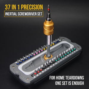 Metal Mini <b>Screwdriver</b> <b>Set</b> 37 In 1 For Mobile Phone Repair Tools With Aluminum Alloy Body And <b>Precision</b> Tips - Product Image 4