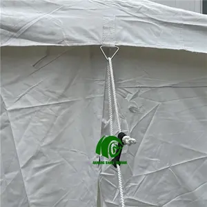 Tenda di emergenza KANGO disaster relief pronta per la spedizione tenda di soccorso di colore bianco 4x4m canvas oxford pole design tenda di soccorso in caso di catastrofe