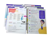 Vente en gros Set de cahiers d'exercices magiques coulants pour enfants Livre de calligraphie réutilisable en toutes langues relié en spirale pour l'école et les cadeaux