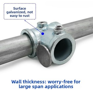 Nhà Máy Trực Tiếp Các Loại 3/4 Inch Ống Mạ Kẽm Kẹp Phụ Kiện Gang Sửa Chữa Kẹp Khung Giá Cho Ống - Product Image 3