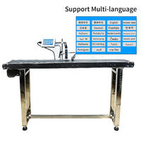 5 Inch Online Qr Code Afdrukken Tij Inkjet Batch Code Printers Printers Op Hout Metaal Plastic Karton