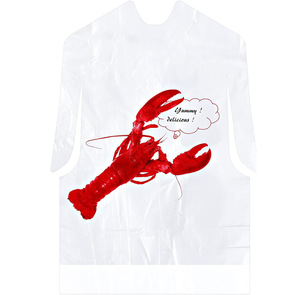 <span class=keywords><strong>Delantal</strong></span> desechable de plástico sin mangas, impermeable y resistente al aceite, para restaurantes de mariscos, servicios de catering y fábricas, venta al por mayor - Product Image 5