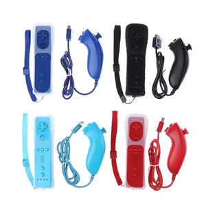 <span class=keywords><strong>2</strong></span> Trong <span class=keywords><strong>1</strong></span> Không Dây Điều Khiển Từ Xa Cho Wiiu Gamepad Joystick Manette Cho Nintendo Wii U Joypad Với Nunchuck Chuyển Động Cộng Với - Product Image 1