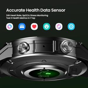 Nuovo <span class=keywords><strong>1</strong></span>.43 pollici Zeblaze Stratos <span class=keywords><strong>2</strong></span> Plus schermo <span class=keywords><strong>3</strong></span> ATM salute e Fitness GPS Smart Watch - Product Image 3