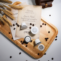 Pods kopi jala baja tahan karat kapsul dapat digunakan kembali cocok untuk mesin garis asli Nespresso