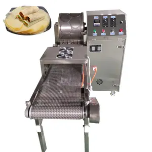 Fábrica-Preço Rolinho Primavera Pastelaria Fazendo Injera Baking Machine para Venda Rolinho Primavera Wrapper Making Machine