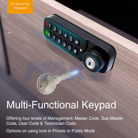 Serrure de meuble numérique sans clé en alliage de zinc MK731 pour porte en bois, serrure électronique pour chariot à outils roulant - Vente en gros Chine