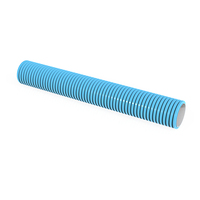 Tuyau PE 75mm à alimentation en air efficace Installation facile Tube à soufflet ondulé flexible pour conduit d'air du système de ventilation