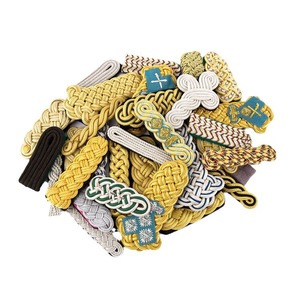 Kustom bordir India sutra <span class=keywords><strong>Pilot</strong></span> seragam penerbangan lencana bahu ban lengan Epaulette peralatan pertahanan pribadi kustom - Product Image 5