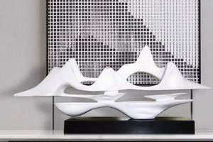 Aangepaste Transparante Inkt Wassen Rotstuin Kunstambachten Nautische Stijl Geschilderd Model Display Voor Huisdecoratie Handgemaakte Hars Geschenken - Product Image 2