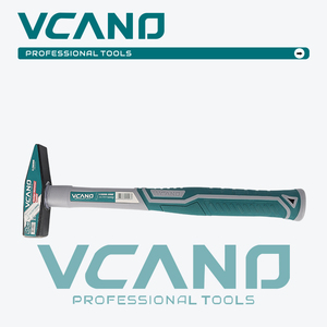 פטיש בנייה תעשייתי מפלדת פחמן VCANO עם ידית פלסטיק וסיבי זכוכית, OEM, לעבודות DIY, חישול, קמפינג ועבודות חוץ. - Product Image 4