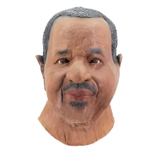 Top Quality Adult Size Latex Old Man halloween Mask Male Head Masks Human Face Costume Cosplay