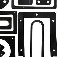 Joints en caoutchouc noir moulés sur mesure, joints toriques en NBR et silicone, pièces d'étanchéité industrielles OEM pour pompes, vannes et brides
