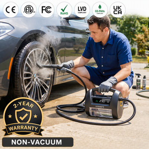 Nettoyeur Vapeur Portable Commercial Électrique 1800W pour Voiture, Haute Pression 3.5 Bar, Chauffage Rapide PWM 1.6L, Désinfectant pour Tissus d'Ameublement Automobile et Domestique - Product Image 5
