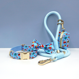 Productos de tendencia 2025 recién llegados conjunto de collar de perro de lujo de Navidad y Halloween estampado bolsa de basura para caca de perro pajarita para perro - Product Image 4