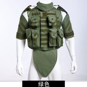 Chaleco Táctico Unisex de Moda Negro con Cremallera de Nailon Impermeable con Camuflaje ACU CP - Product Image 4