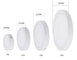 <span class=keywords><strong>170mm</strong></span> 225mm 300mm interruptor DIP potencia ajustable SMD Panel <span class=keywords><strong>Downlight</strong></span> 18W 24W montaje empotrado redondo <span class=keywords><strong>LED</strong></span> luces de Panel de techo - Product Image 5