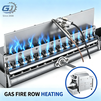 Machine de torréfaction et d'égouttage de noix à gaz, prix usine, pour arachides, graines de melon, châtaignes et noix de cajou, 220V/110V 7000W