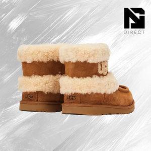 Botas Ultra Mini Fluff para Niños 'Castaño' UGG Dropshipping, Botines de Invierno para Niños y Niñas, Suaves, Antideslizantes y Cálidos - Product Image 4