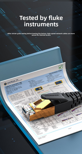 Cat8 sstp 30AWG từ mạng Cáp từ Ethernet vá dây RJ45 vàng-mạ 1m 2M 3m - Product Image 5