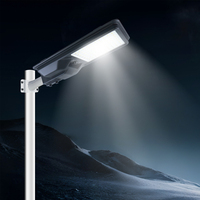 Prix du lampadaire LED KCD Panneau solaire extérieur intégré certifié Bis 100w 200w 300w 500w Tout en un Lampadaires