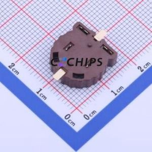 BS-12-B3AA003 Button & Strip Battery Connector SMD Connector Battery Holder CR1220 Phosphor Bronze - Product Image 2