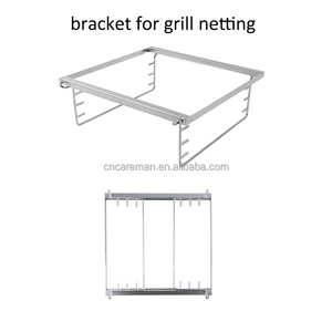 Deluxe 400mm grande portatile in acciaio inox 304 # <span class=keywords><strong>Barbecue</strong></span> Grill Fire Pit camino <span class=keywords><strong>Barbecue</strong></span> pieghevole pieghevole rapido con Base argento - Product Image 2