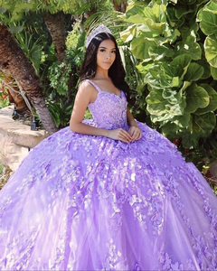 Vestido <span class=keywords><strong>de</strong></span> 15 Años Morado Claro Mumuleo, <span class=keywords><strong>Vestidos</strong></span> <span class=keywords><strong>de</strong></span> <span class=keywords><strong>Quinceañera</strong></span> <span class=keywords><strong>2022</strong></span> con Apliques <span class=keywords><strong>de</strong></span> Mariposa, <span class=keywords><strong>Vestidos</strong></span> <span class=keywords><strong>de</strong></span> Fiesta <span class=keywords><strong>de</strong></span> 16 Años - Product Image 2