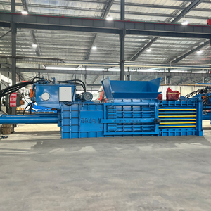 Chất thải giấy các tông chai nhựa carton tái chế phế liệu baling ngang Baler - Product Image 5