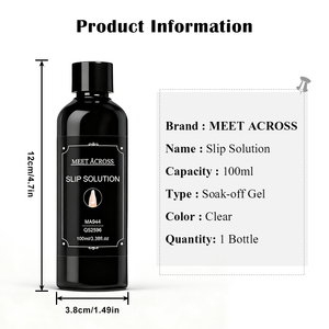 MEET ACROSS 100ml Poly Gel Extension Nail Gel <span class=keywords><strong>Solution</strong></span> Liquide Bouchon De Bouteille Comme Une Tasse Poly Gel <span class=keywords><strong>Solution</strong></span> Liquide <span class=keywords><strong>Slip</strong></span> <span class=keywords><strong>Solution</strong></span> - Product Image 3