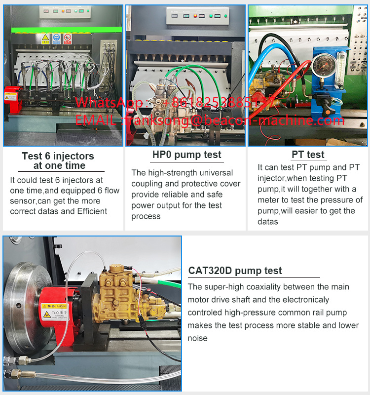 Thiết Bị Kiểm Tra Động Cơ Diesel CR919 Máy Thử Bơm Phun Động Cơ Diesel CR825 Băng Ghế Thử Nghiệm Đường Ray Thông Thường CR919 Có Chức Năng EUIEUP HEUI