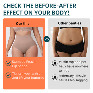 Pantalones Moldeadores Sin Costuras para Mujer, Cintura Alta, Control de Abdomen, Levanta Glúteos, Envío Directo, en Existencia - Product Image 5